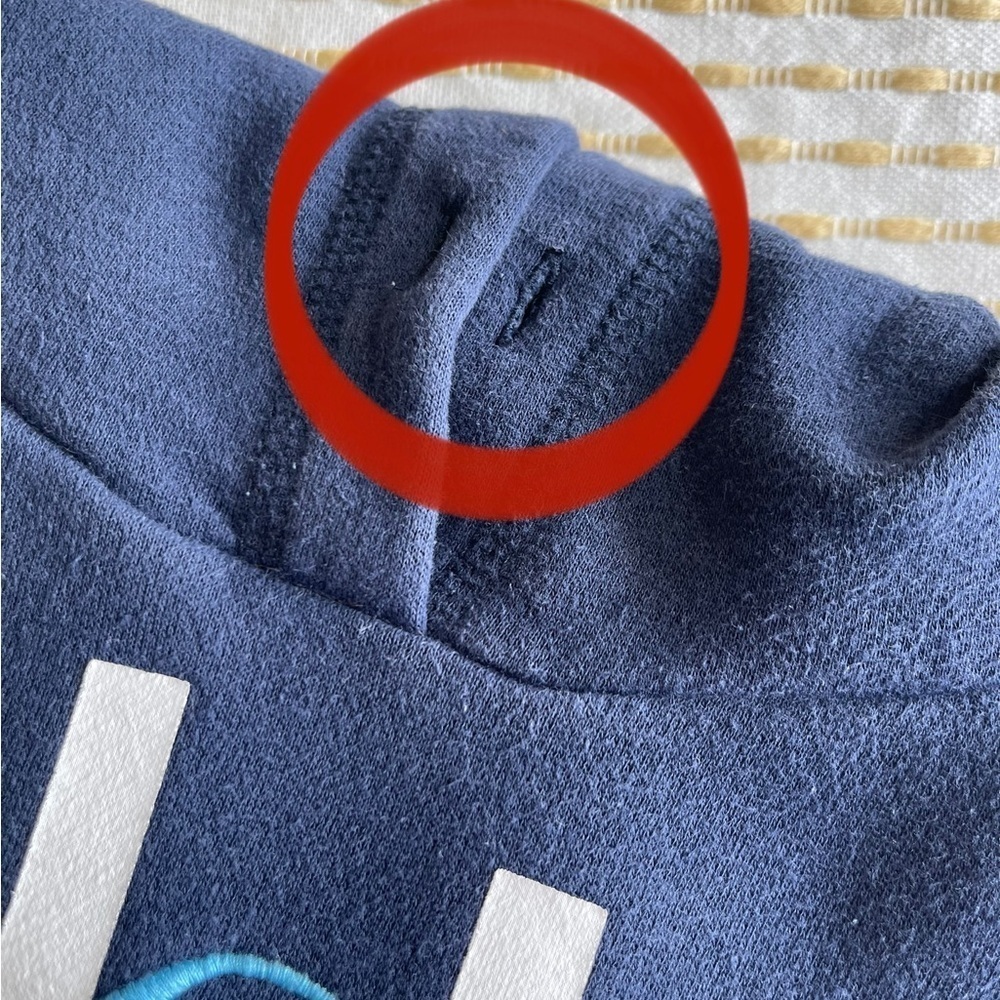 HOLLISTER hoodie navy blue with logo XS - Picture 6 of 9
